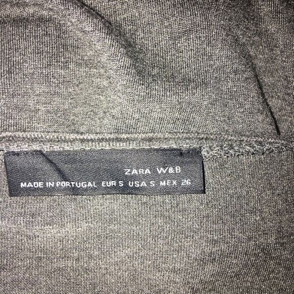 Zara W&B Women's Tee Long Sleeve Graphic Size Small - Picture 4 of 8